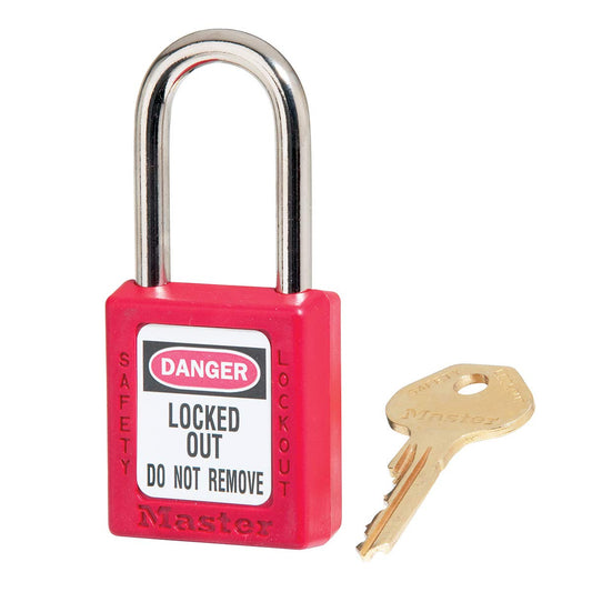 Candado de Seguridad Master Lock Xenoy Rojo con Cuerpo Corto