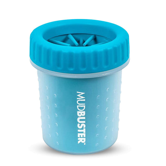 Dexas MudBuster Limpiador portátil para patas de perro, Azul, Pequeño