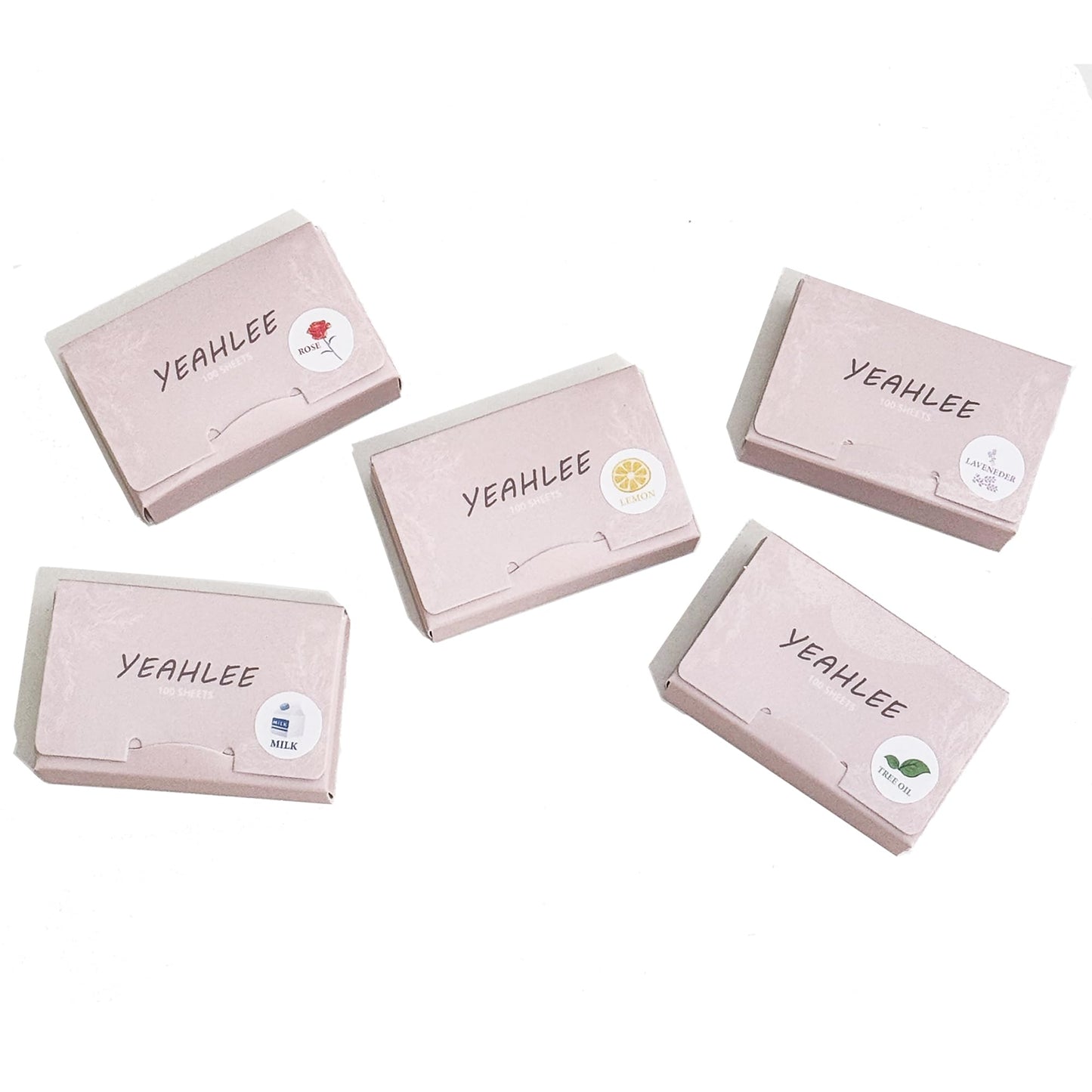 Yeahlee 5 Cajas (500 Hojas) De Hojas De Jabón De Papel, Hojas De Jabón Para Lavarse Las Manos, Hojas De Jabón Desechables Portátiles Para Acampar, Hojas De Jabón Para 0,35 Onzas (Paquete De 5)
