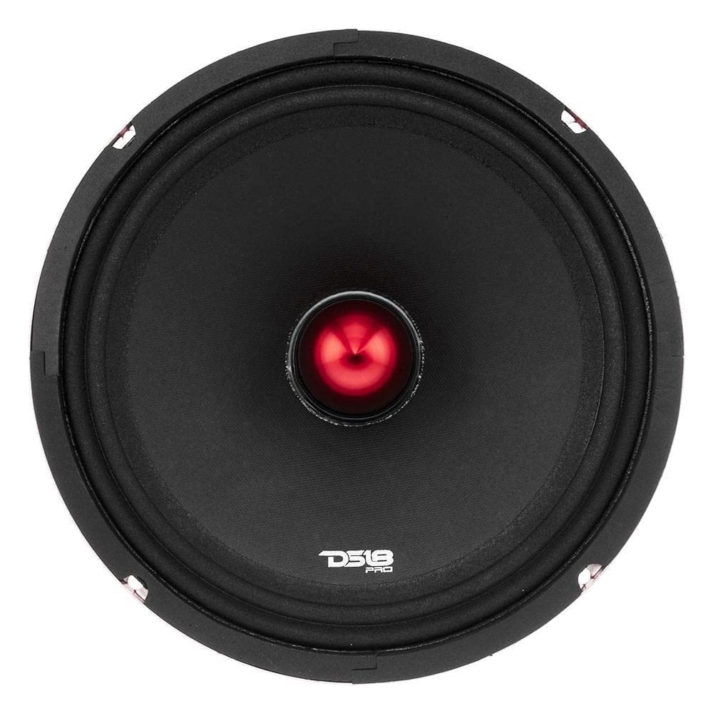 Altavoz Midrange DS18 Pro Rojo con Potencia Máxima Bullet