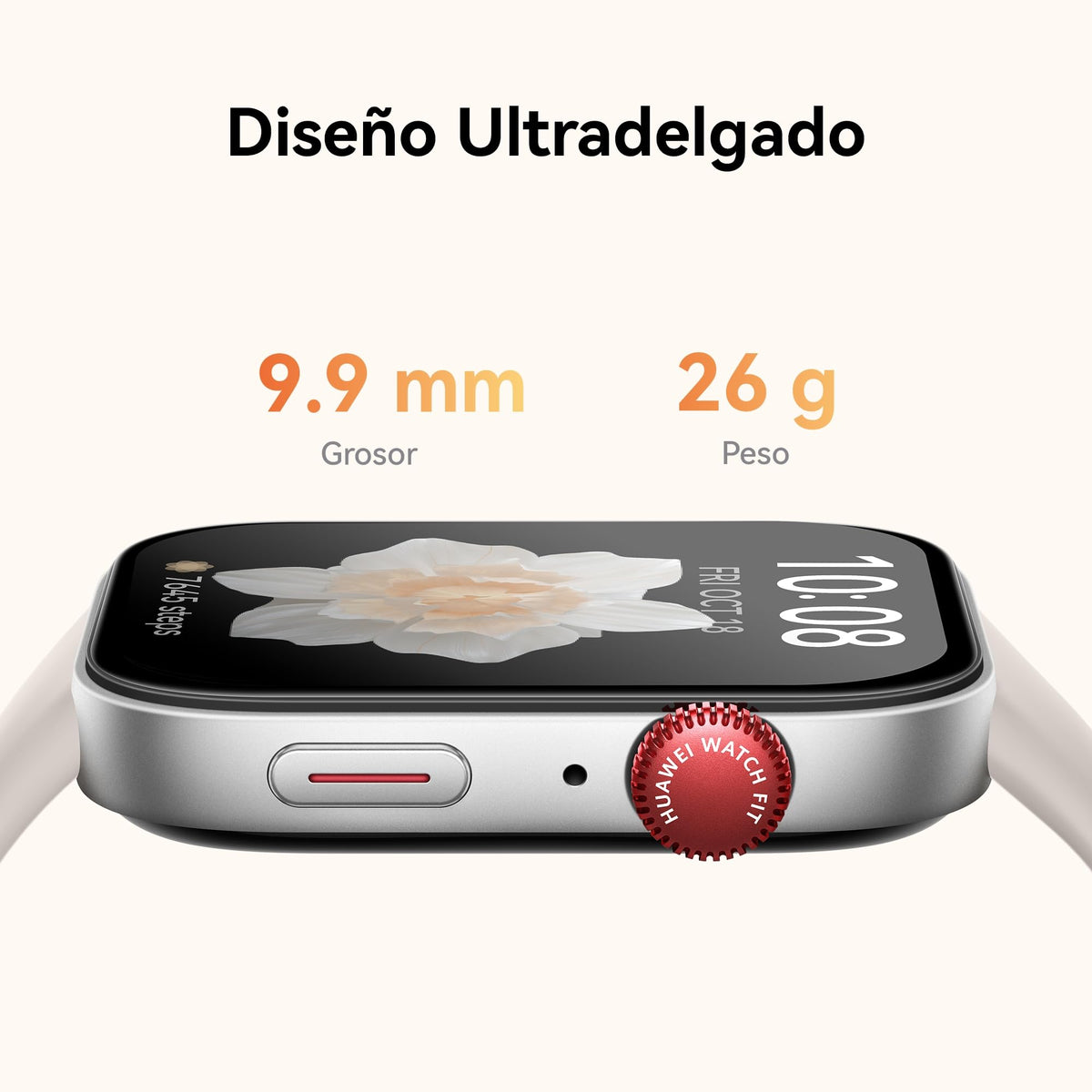Reloj Huawei Watch Fit 3 Negro Carbón con Pantalla AMOLED y Diseño Ultradelgado
