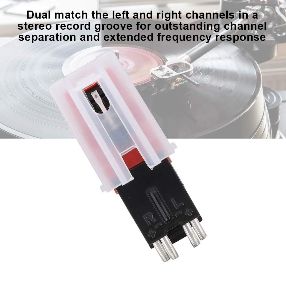 Fosa Aguja para Tocadiscos, reemplazo de lápiz óptico para Tocadiscos de Vinilo de Cristal Q3, Accesorio de Placa giratoria USB para Reproductor de Vinilo LP, magnético, fonógrafo