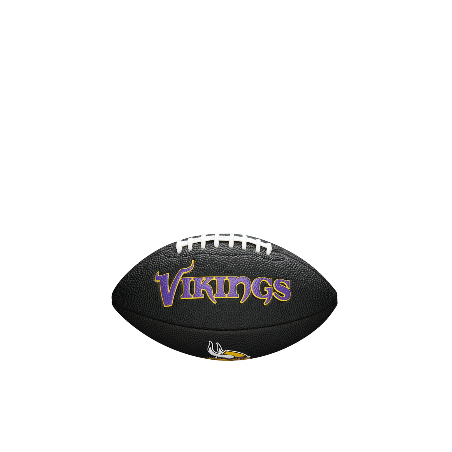 Fútbol Wilson NFL Minnesota Vikings Logo Negro tamaño Mini