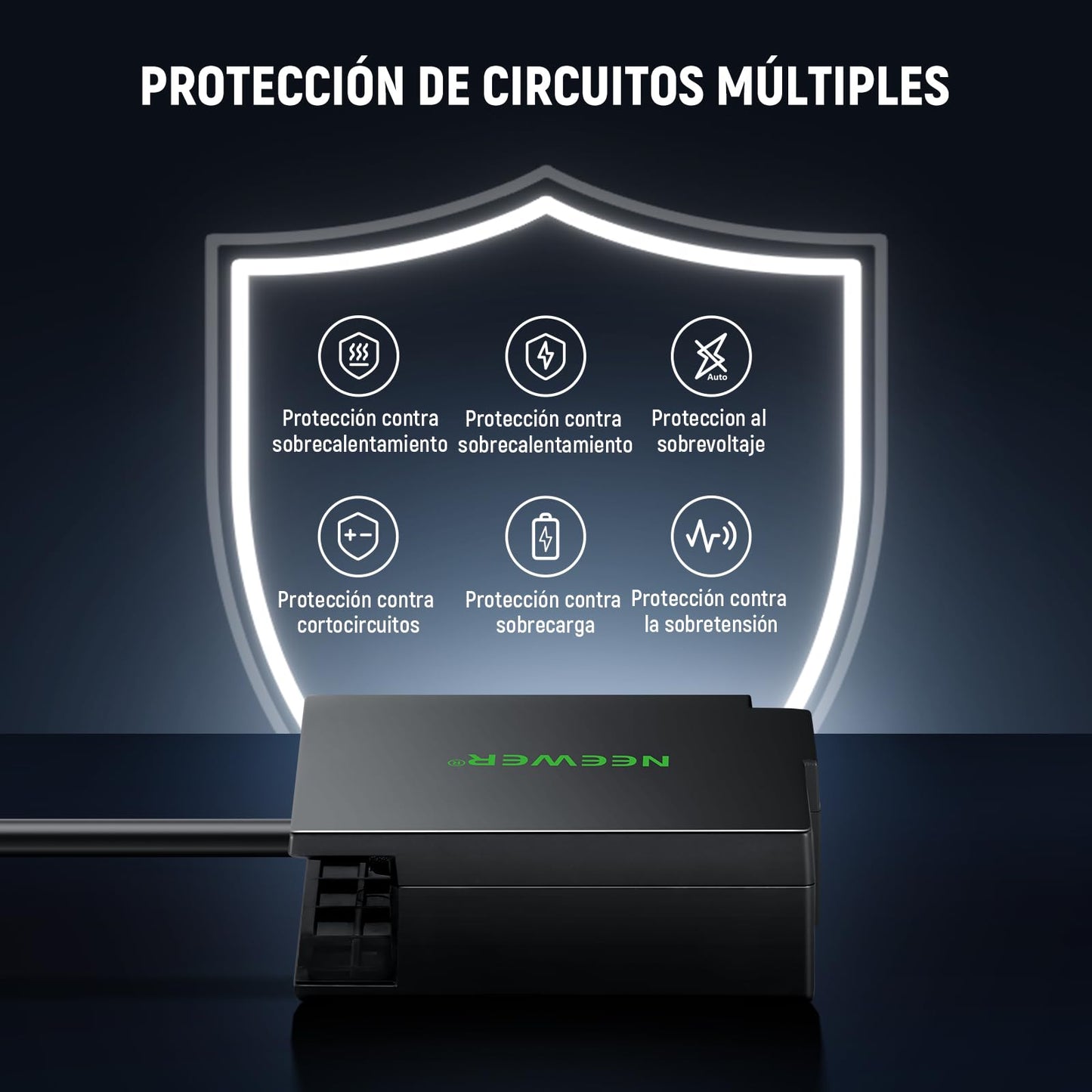 NEEWER D Tap a DMW-BLC12 Batería Ficticia para Batería Montaje en V, Compatible con Panasonic Lumix DMC-G7 G85 G5 FZ300 FZ2500 FZ1000 GH2 FZ200 G6 GX8 DC-Z1000 II G95 Sigma FP FP L V-LUX 5, VP-BLC12