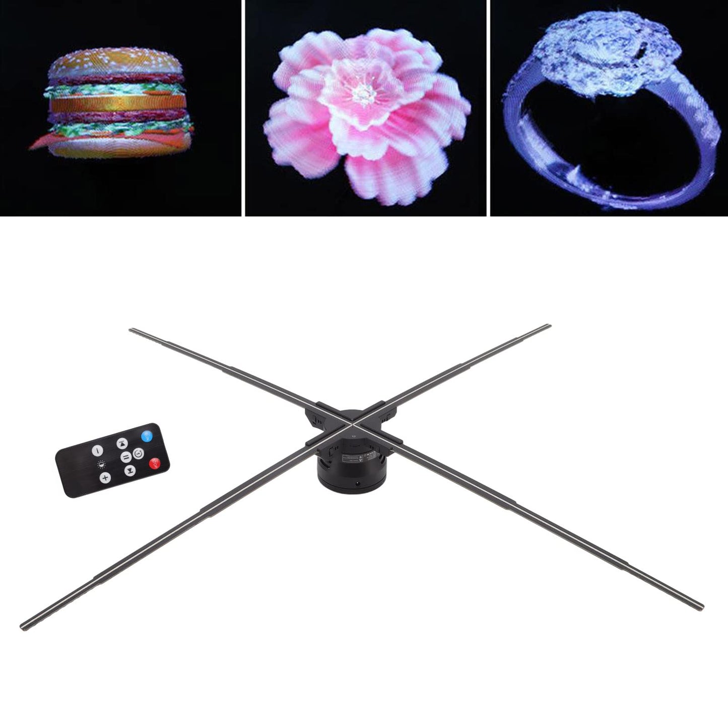 Ventilador Holograma 3D Pantalla Publicitaria 99 Cm 1600x1184P