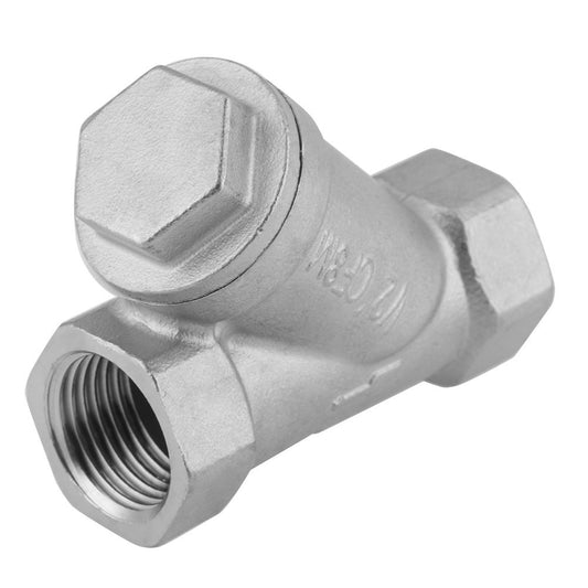 DN15 1/2 "PT Rosca Filtro de bomba de filtro de acero inoxidable tipo Y para agua Gas Colador de 1/2 Y Filtro de filtro Y