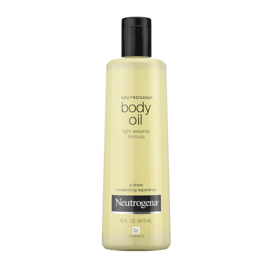 Neutrogena - Aceite Corporal Light Sesame, Unisex, 16 oz
