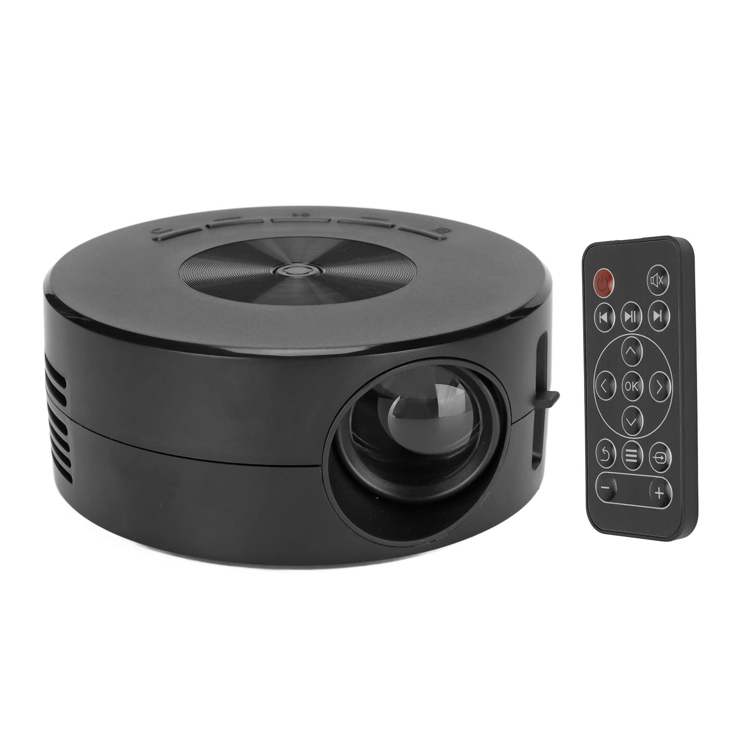 Proyector de Cine Portátil fansheng Gris 1080P HD para Teléfono y Tableta