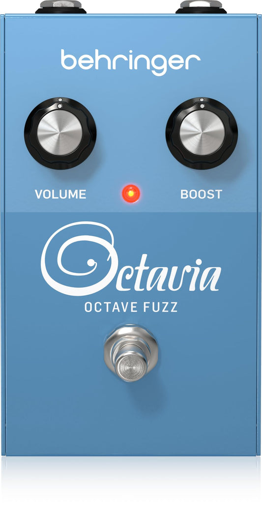 Behringer OCTAVIA OCTAVE FUZZ - Pedal clásico de octava con tono agresivo y efecto octava