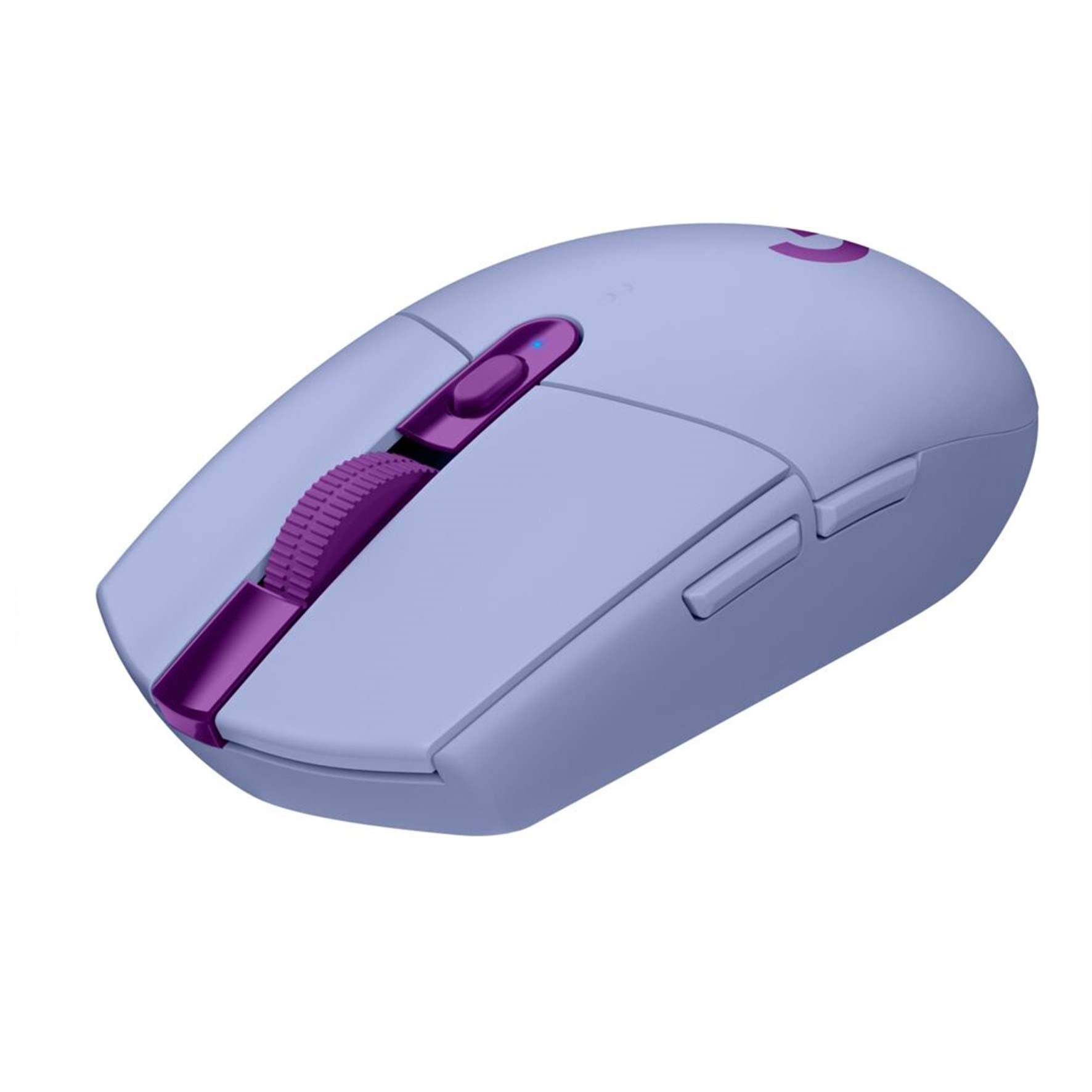 Logitech G305 LIGHTSPEED Mouse Gaming Inalámbrico, Sensor HERO 12K, 12,000 DPI, Batería de 250h, 6 Botones Programables, Memoría Integrada, PC/Mac - Lila