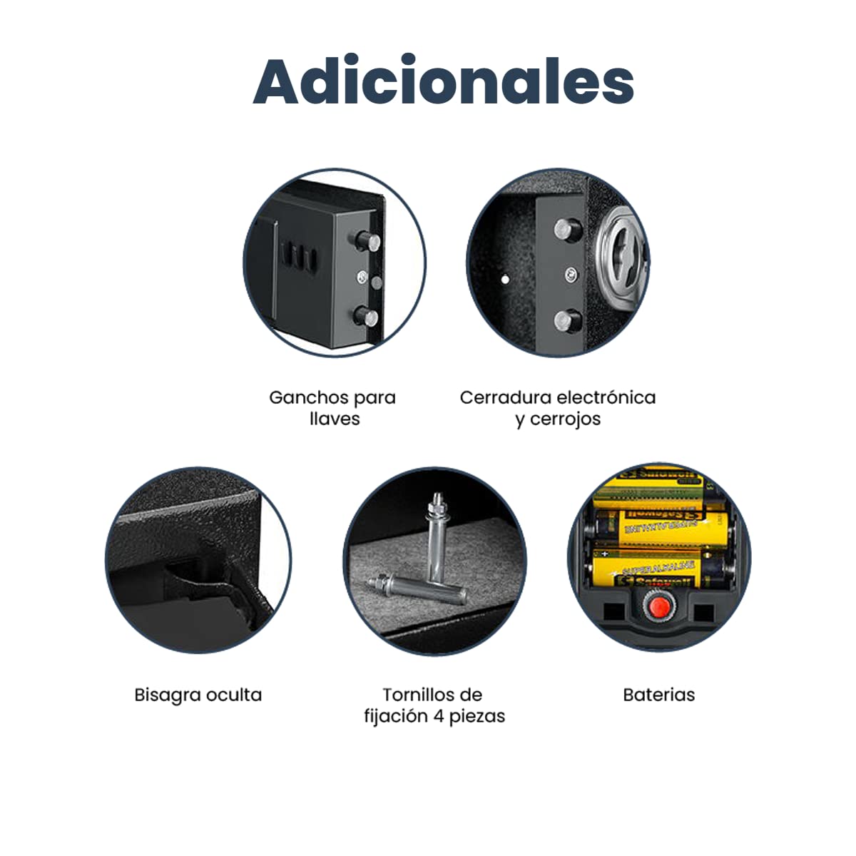 Caja Fuerte Electrónica De Seguridad Con Luz Kishnell Ruger