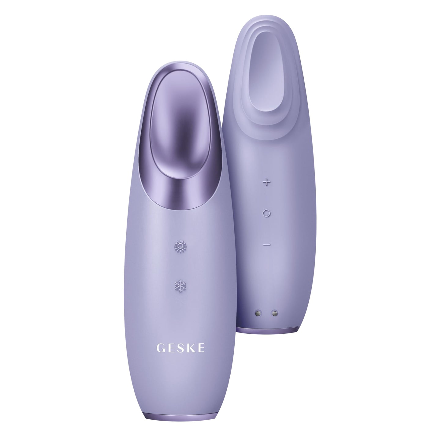GESKE | SmartAppGuided™ Warm & Cool Eye Energizer | 6 en 1 | Masajeador de ojos | Masajeador anti ojeras | Eliminar bolsas y párpados caídos | Masaje ocular eléctrico