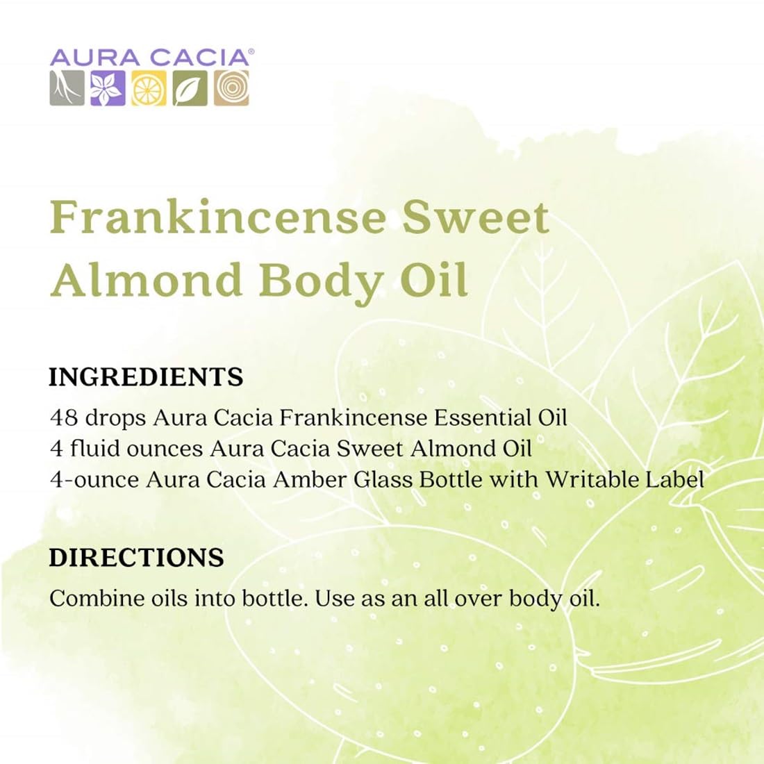 Aura Cacia - Pure Sweet Almond Oil | Non-GMO Project Verified | 16 fl. oz.