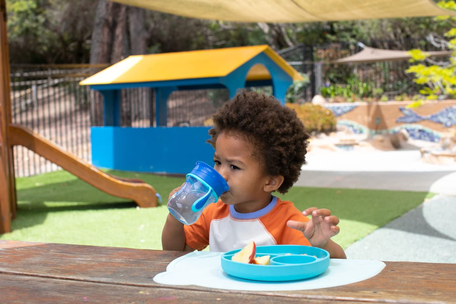 CHICCO, Vaso Entrenador Perfect Cup 360, 12m+ Color Azul