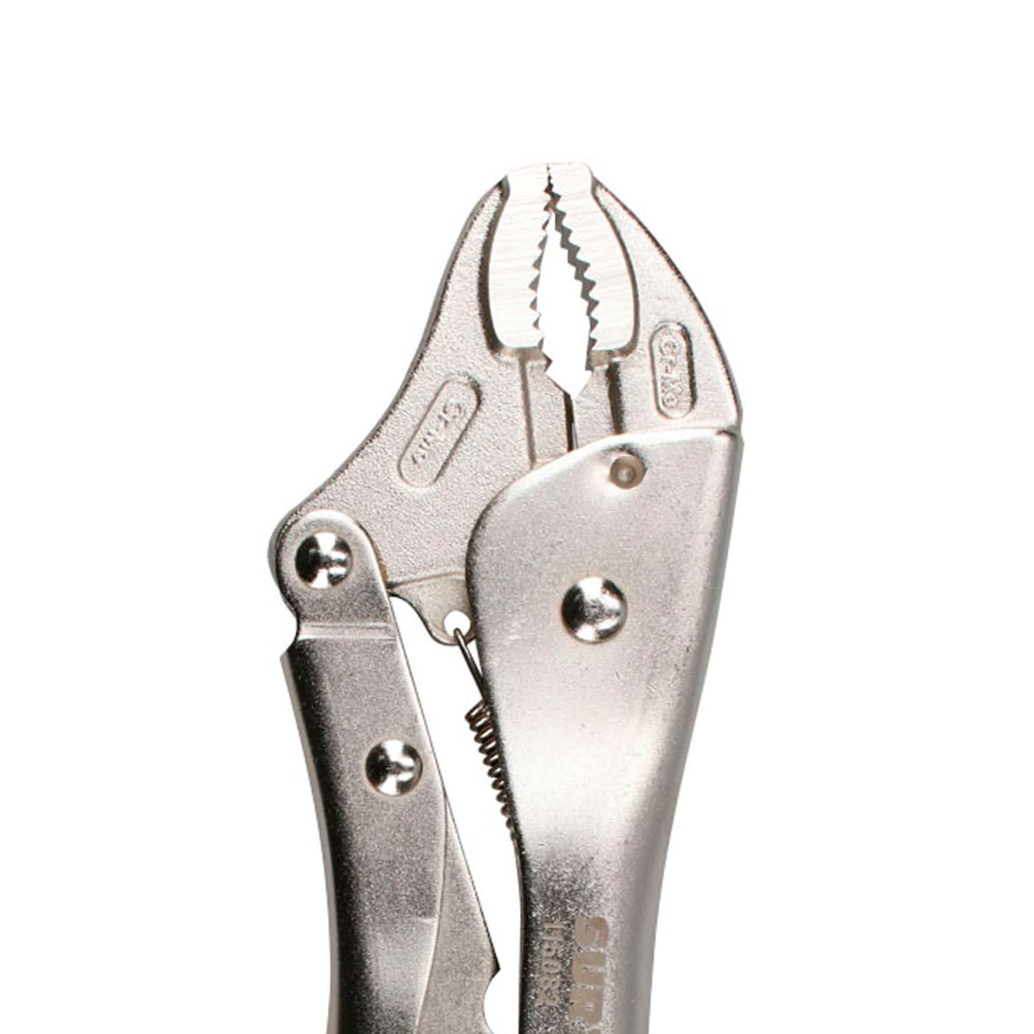 Pinza de Presión Surtek 10 Pulgadas quijada Curva
