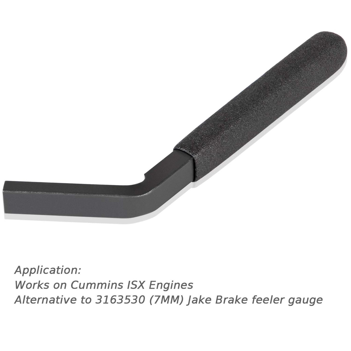 Yoursme - Herramienta de ajuste de frenos de motor ISX Cummins Jake Feeler Gauge alternativo a 3163530, 7 mm, 2 unidades