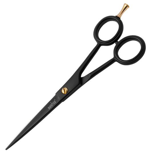 Tijera Profesional, Estilista, Barber, Peluquero 6.5" Aashta (NEGRO)