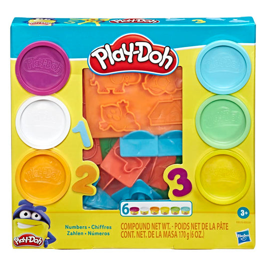 Set de Números de Compuesto de Modelado Play-Doh Surtido con Accesorios para Niños y Niñas