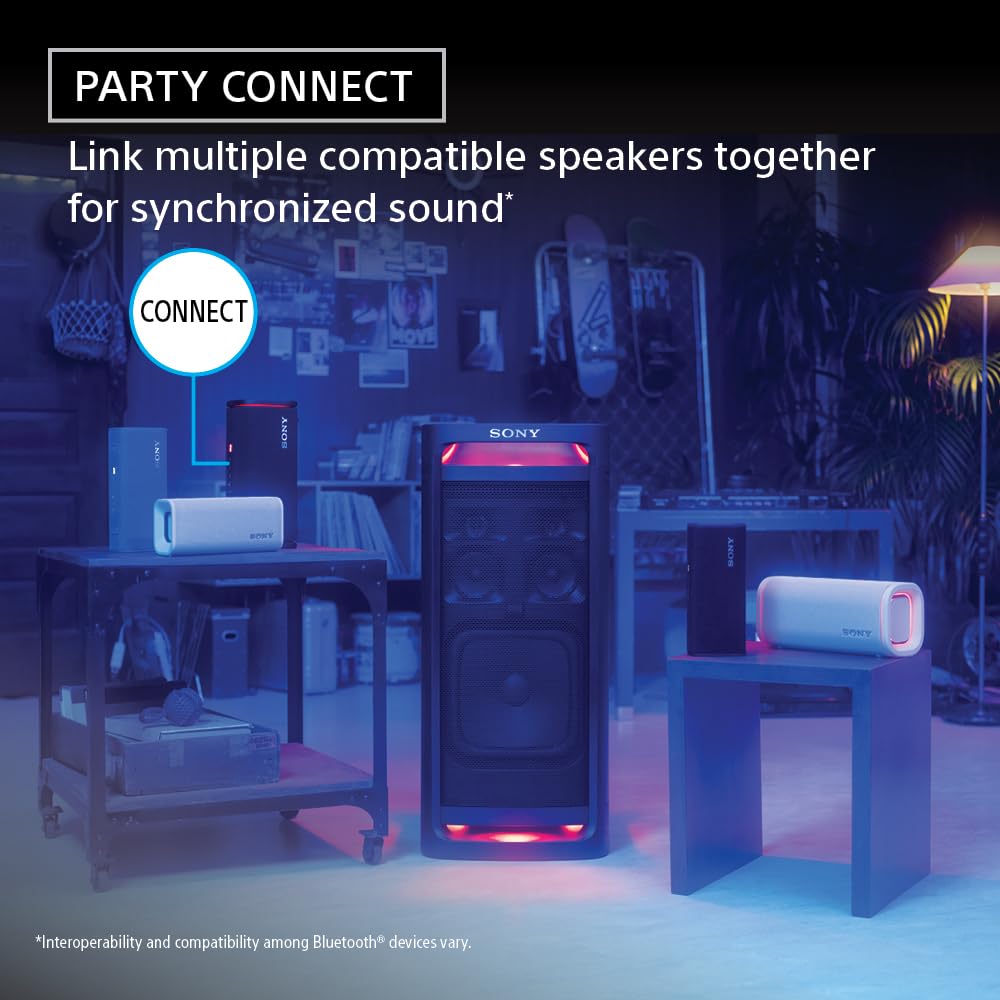 Sony ULT Field 3 Altavoz Bluetooth inalámbrico portátil, IP67 impermeable, a prueba de polvo, a prueba de óxido y a prueba de golpes con graves mejorados, (SRSULT30B), negro (renovado)