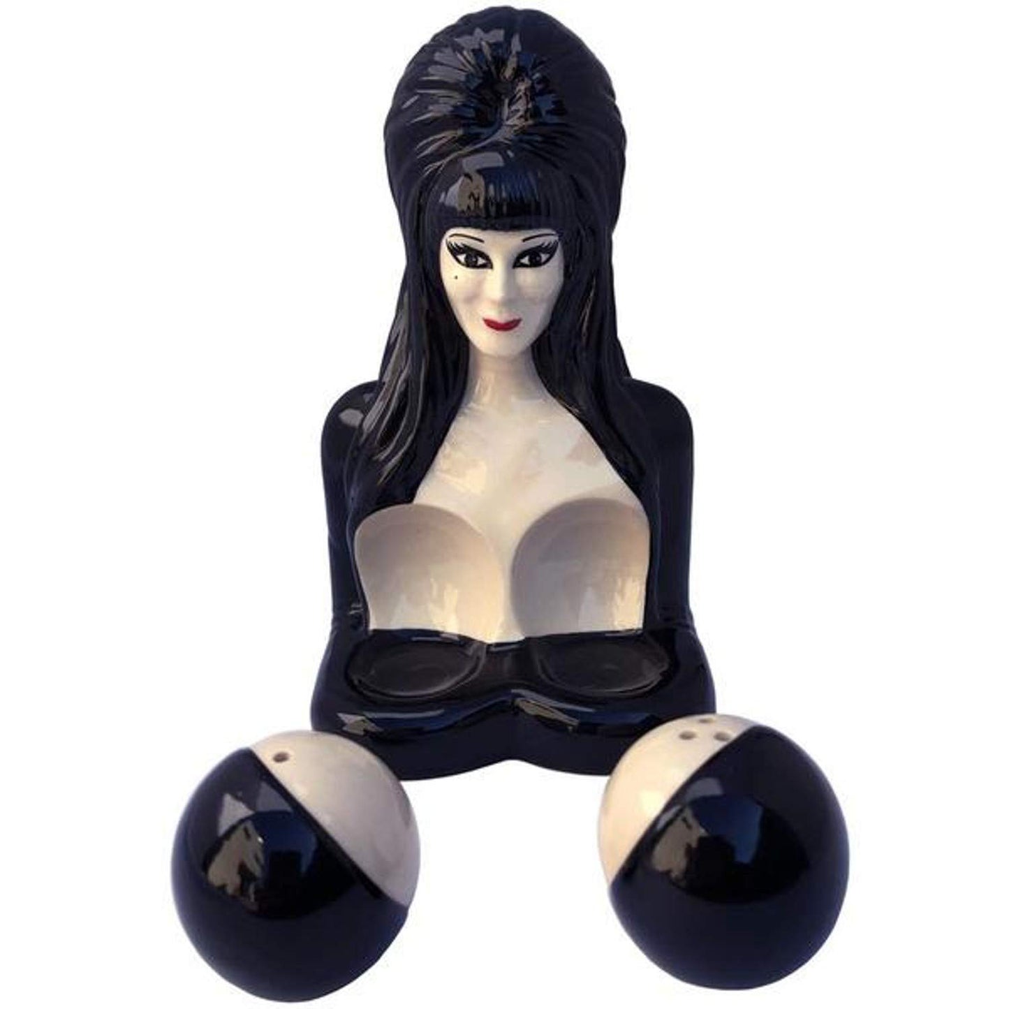 Kreepsville 666 Salero y Pimentero Oficial Elvira Mistress of the Dark Cerámico