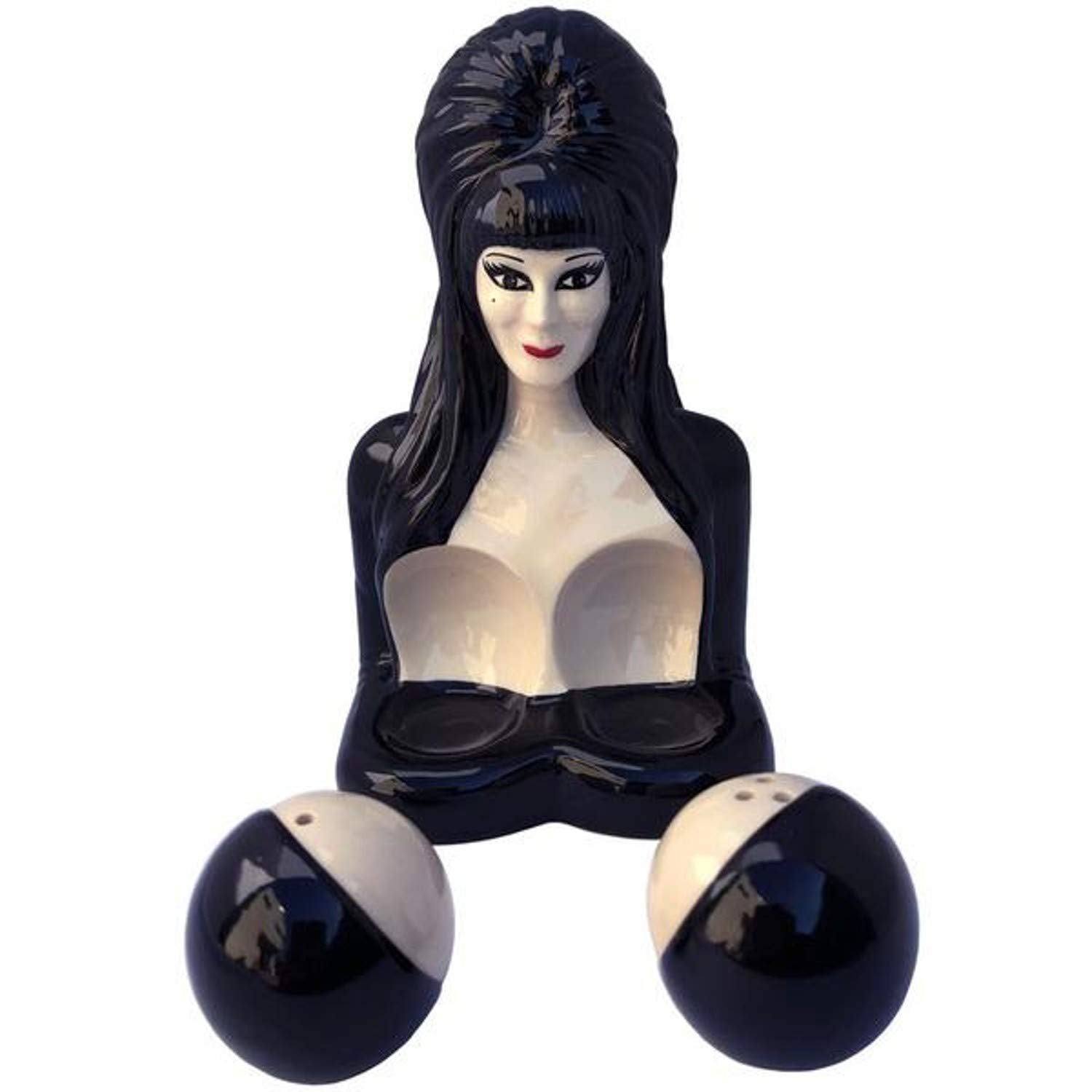 Kreepsville 666 Salero y Pimentero Oficial Elvira Mistress of the Dark Cerámico