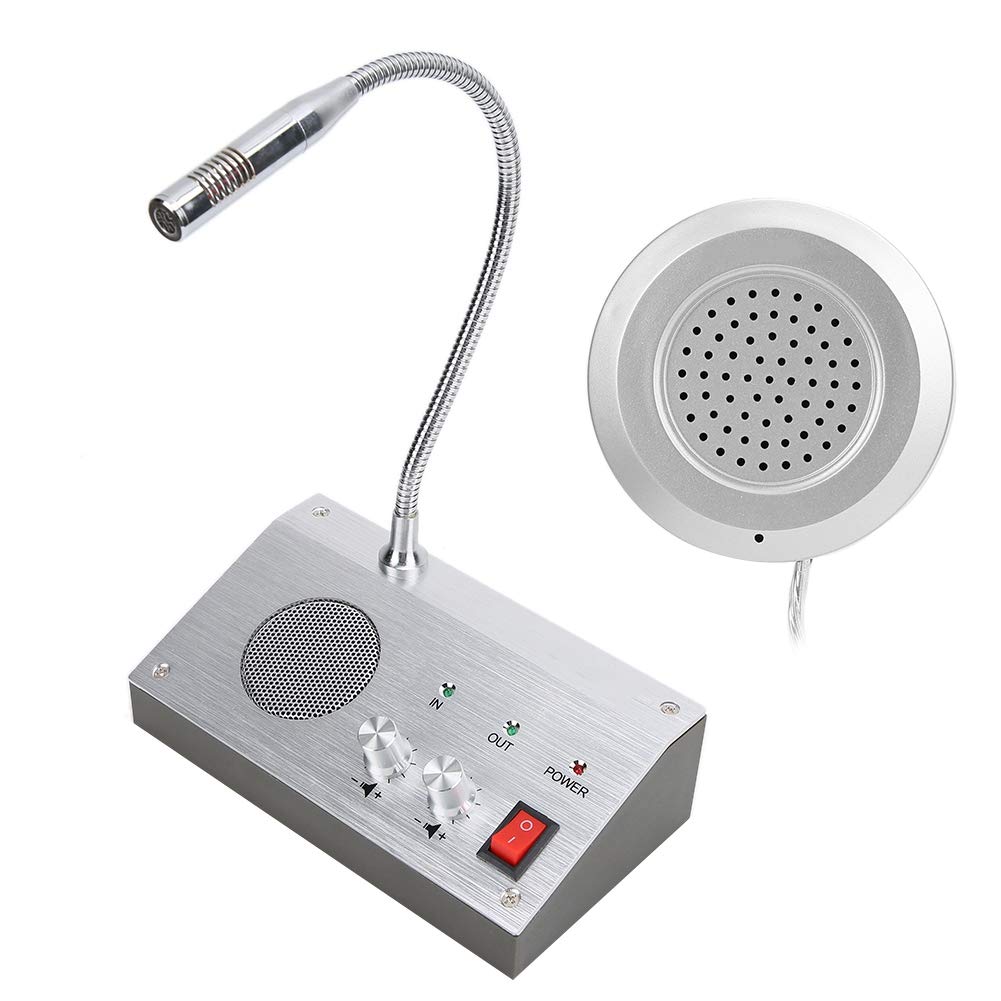 Micrófono de Intercomunicación Sonew Vidrio con Anti-interferencia y Grabación de Audio Bidireccional