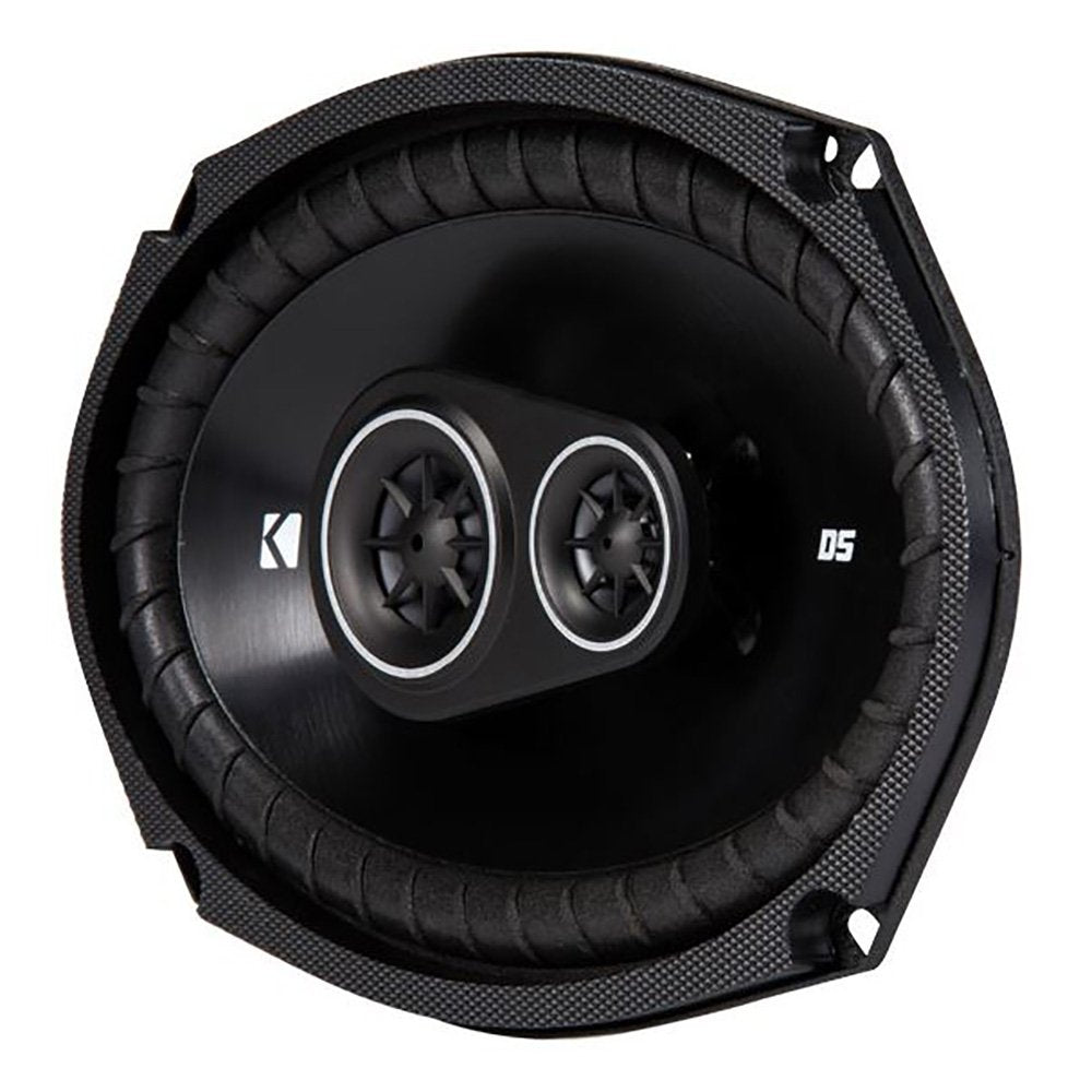 Kicker 43DSC69304 Serie D 6 x 9 Pulgadas, 360 W, 3 vías, Altavoces Dobles con 43DSC6504 de 6.5 Pulgadas, 240 W, 2 vías, 4 ohmios, Altavoces coaxiales de Audio para Coche