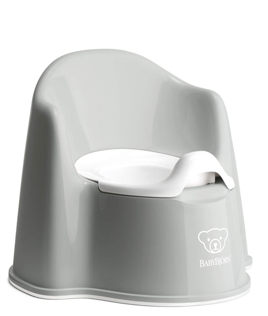 BabyBjörn Silla para orinal, gris/blanco
