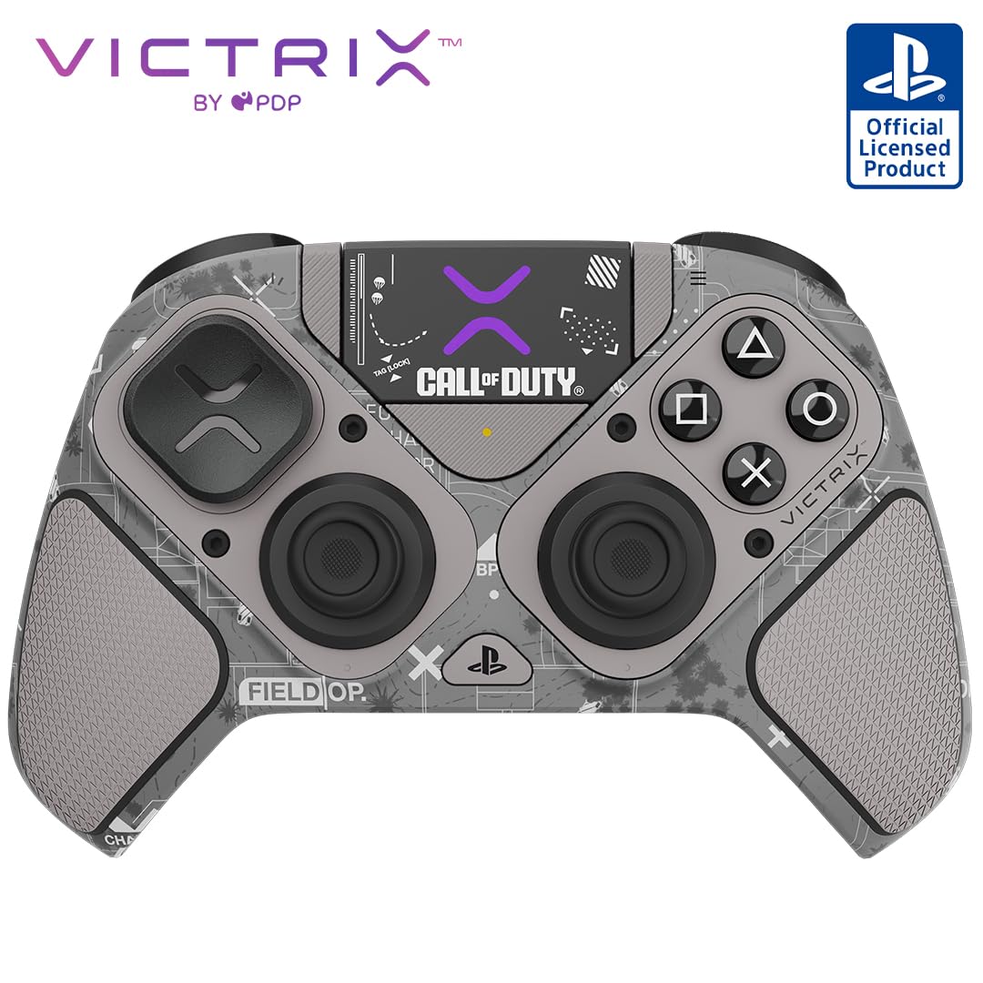 Controlador Inalámbrico PDP Victrix Pro BFG para PS5 PS4 PC Modular Esports en Negro para Gaming Profesional