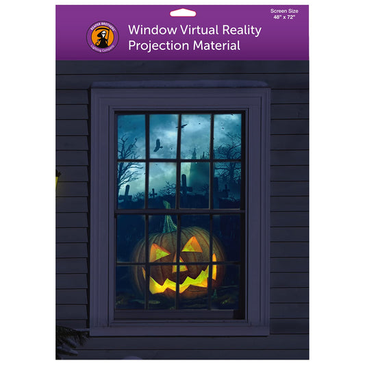 visualización de proyección trasera holográfica de 48 x 72 pulgadas con accesorios de montaje para proyectar videos de Halloween