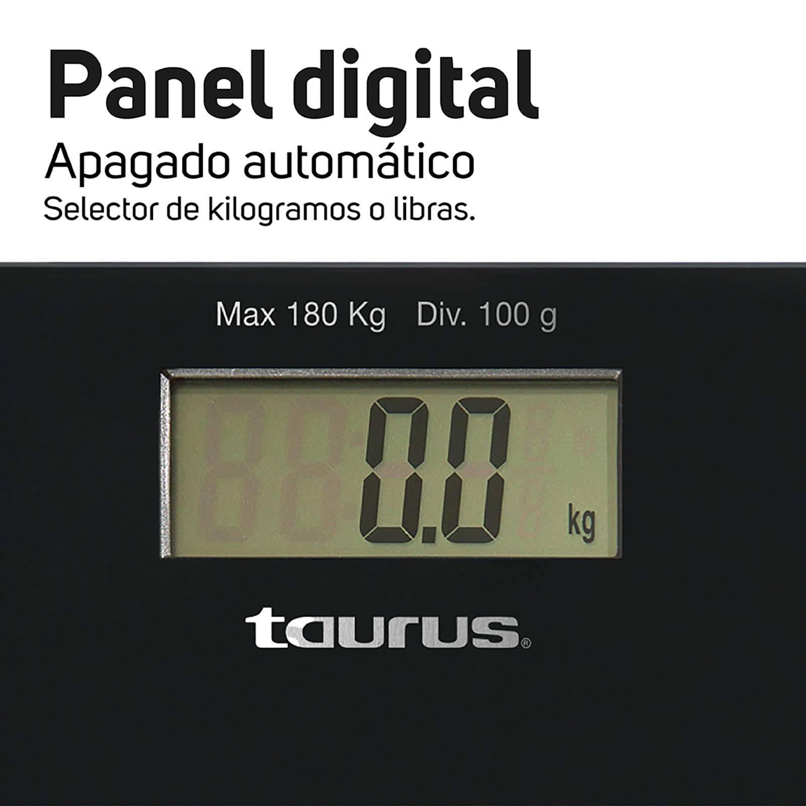 Báscula de Baño Taurus 1.3 Kilograms 1 Unidad