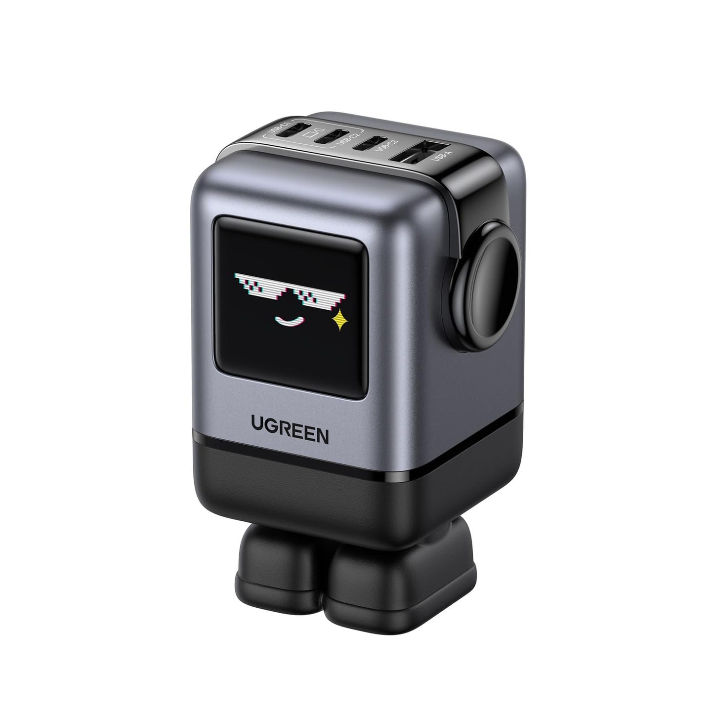 Cargador USB C UGREEN 100 W Negro GAN Nexode con 4 Puertos 3C1A