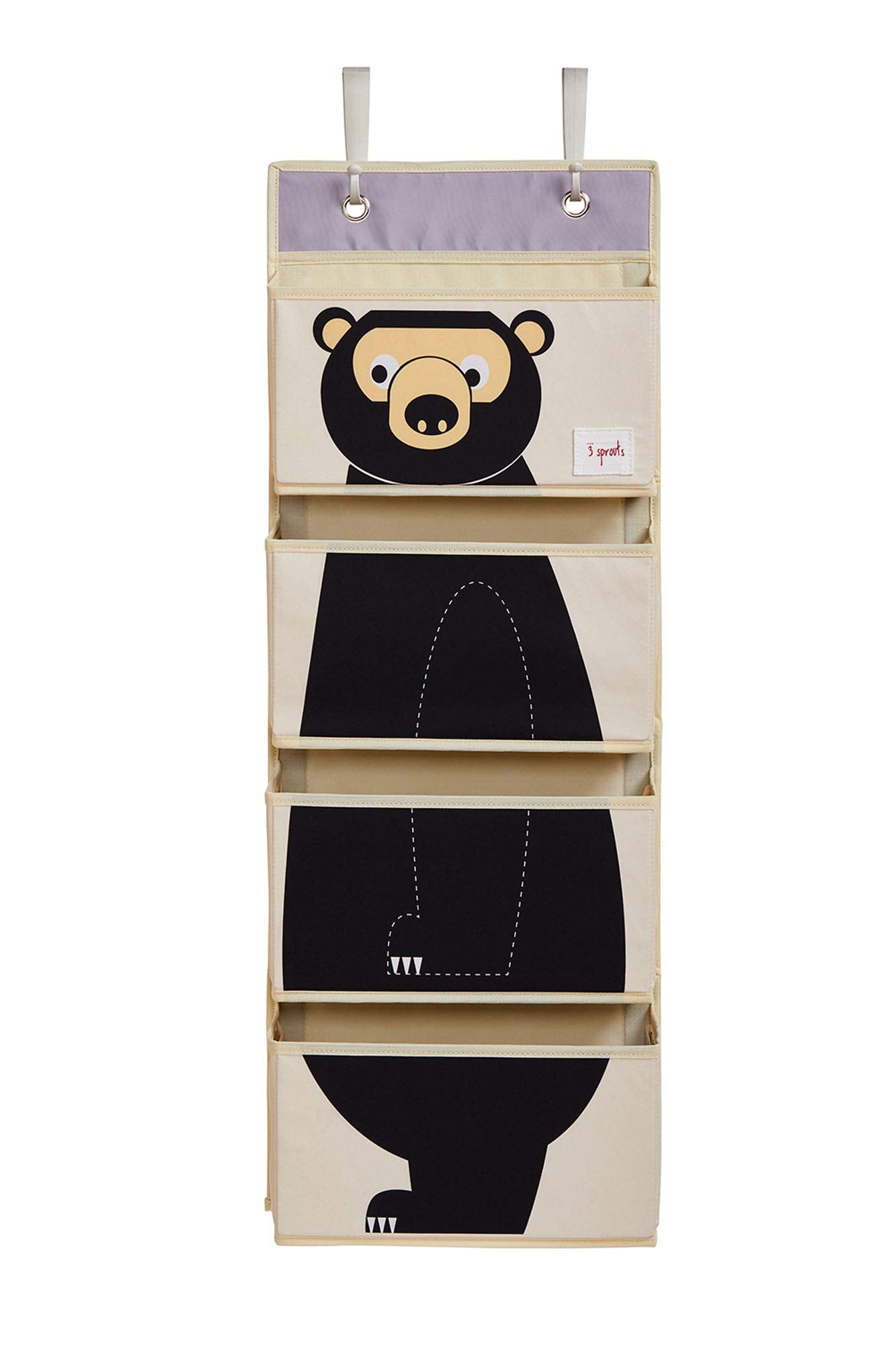 3 Sprouts Hanging Wall Organizer - Almacenamiento para guarderías y cambiadores (Llevar)