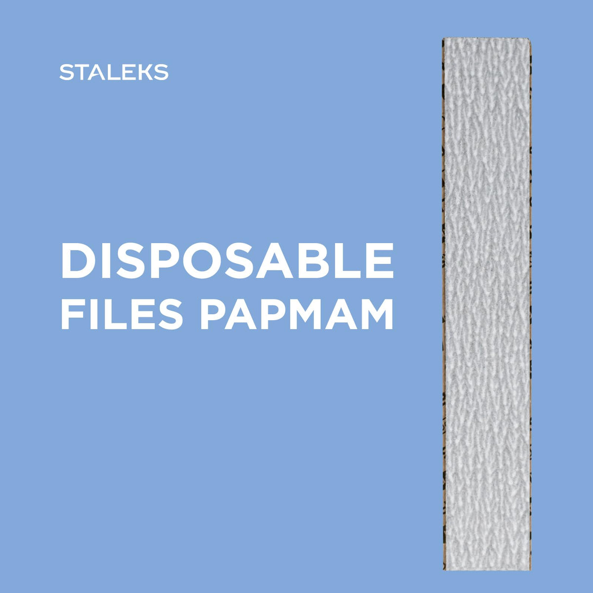 Staleks Limas De Uñas Desechables Pro Smart 22 Papmam (Grano 240, 50 Unidades) – Fundas Abrasivas De Espuma Suave Sin Pegamento Con Óxido De Aluminio Para Pulir Y Preparar Las Uñas