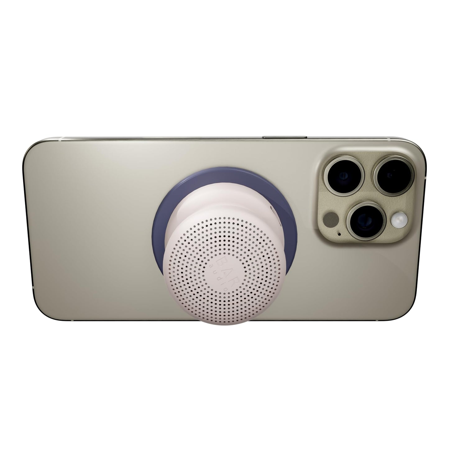 Cellhelmet Bar Audio Mini Mag Altavoz inalámbrico magnético compacto con audio potente, resistencia al agua IPX5, duración de batería de 6 horas y montaje compatible con MagSafe en color caqui
