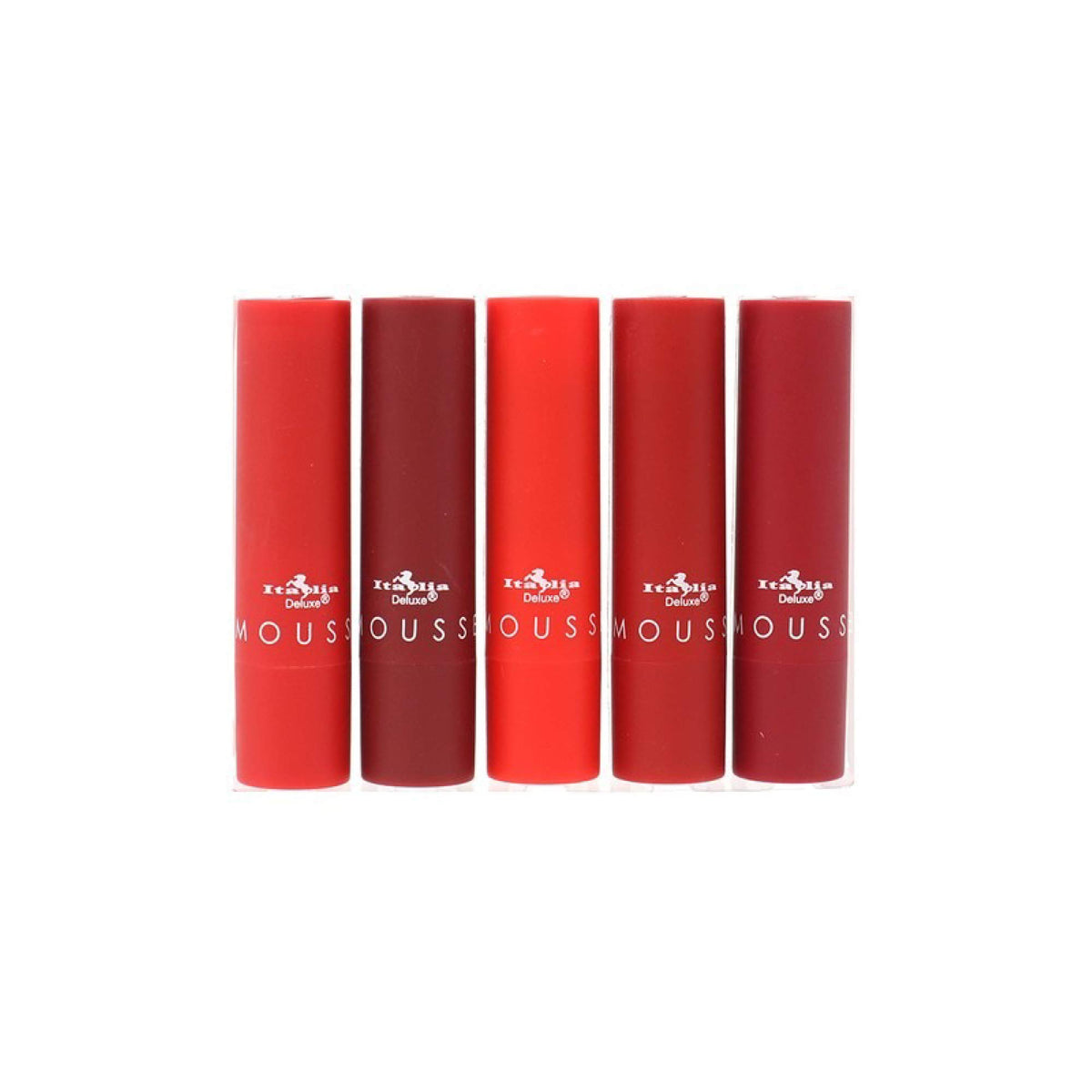 Labial Mousse Matte Italia Deluxe Original Set 5 Top Five (Caliente Reds)