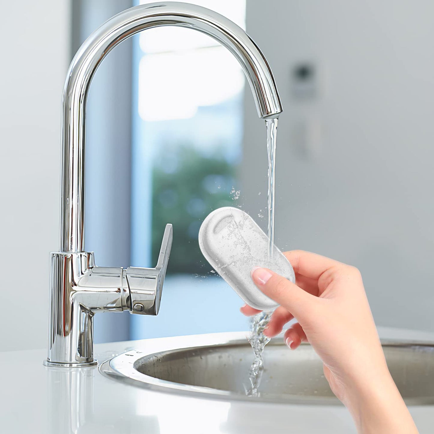 Filtros de Fuente de Agua para Gatos NautyPaw Acero Inoxidable Paquete de 8