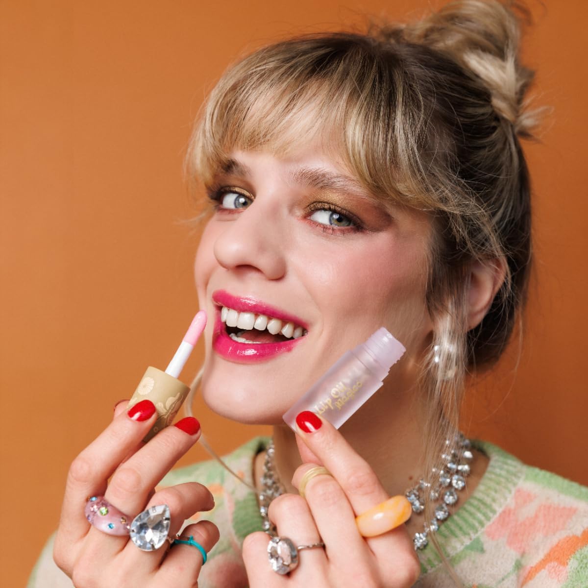 Republic Cosmetics - Set Lip Oil Mágico + Lip oil arena, flama y Ceniza