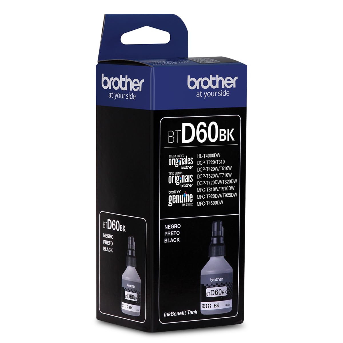 Botella de Tinta Brother Negra InkBenefit Tank