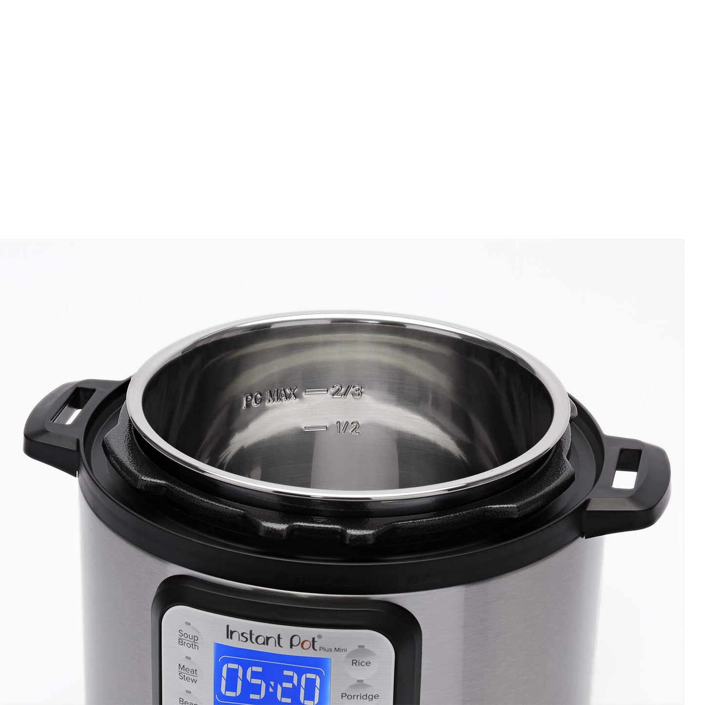Instant Pot Duo Plus 3 Qt 9-in-1 multi- uso programable olla de presión, olla de cocción lenta + Olla interior de cerámica Instant Pot – 8 cuartos, Gris, 2.83 L, 1