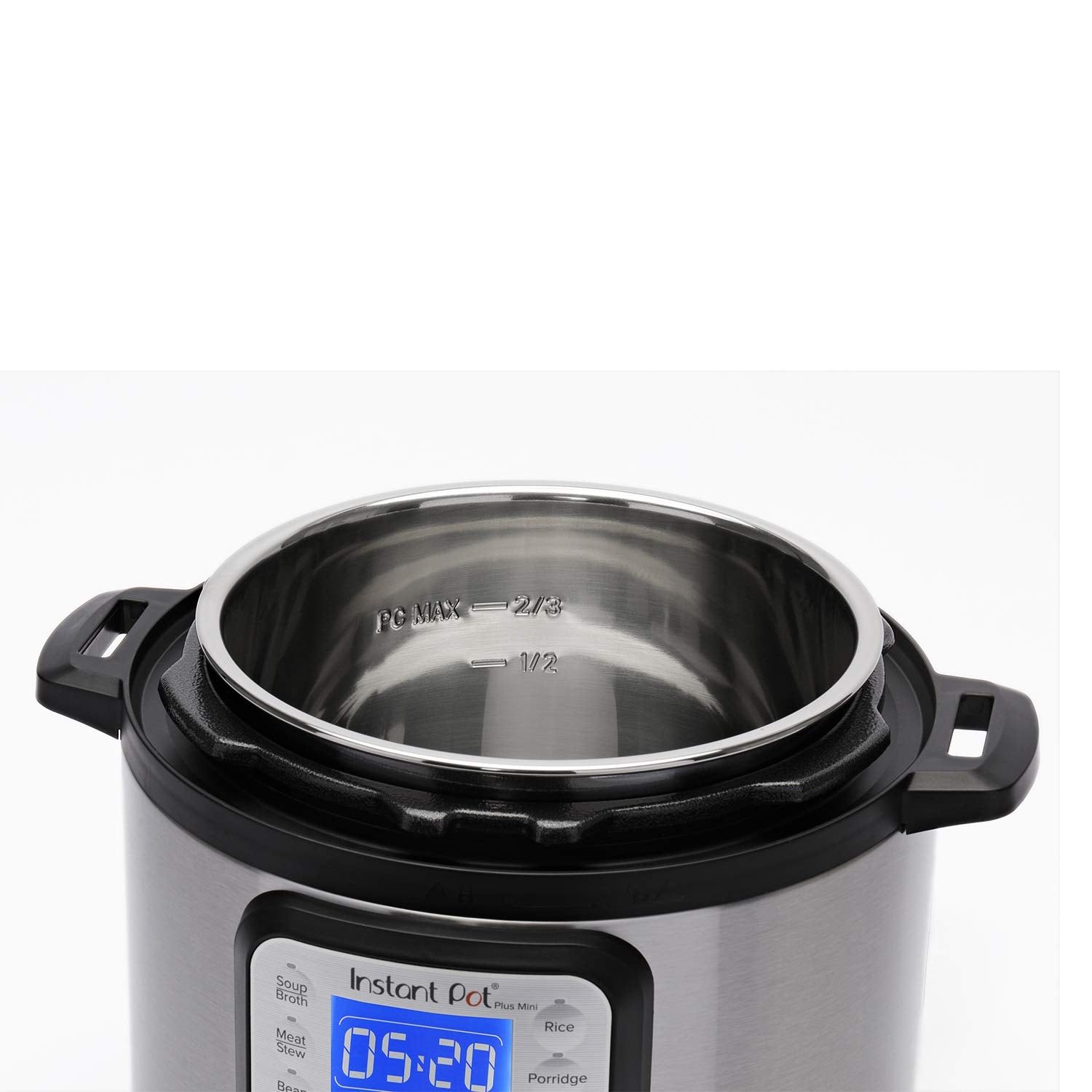 Instant Pot Duo Plus 3 Qt 9-in-1 multi- uso programable olla de presión, olla de cocción lenta + Olla interior de cerámica Instant Pot – 8 cuartos, Gris, 2.83 L, 1