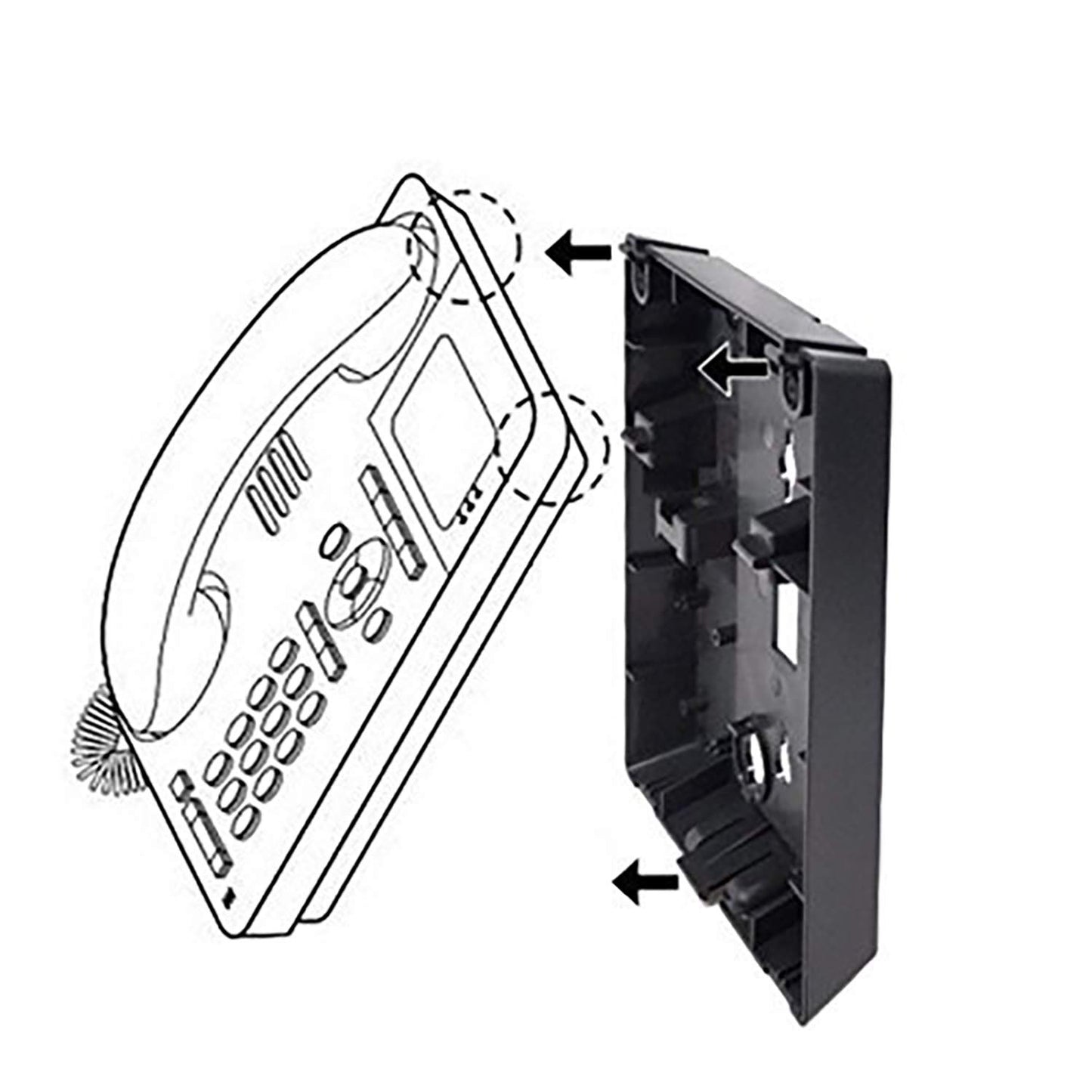 Avaya teléfono Kit de montaje de pared para 9508, 9504, 9608, 9611, y teléfonos 9620, 700383375