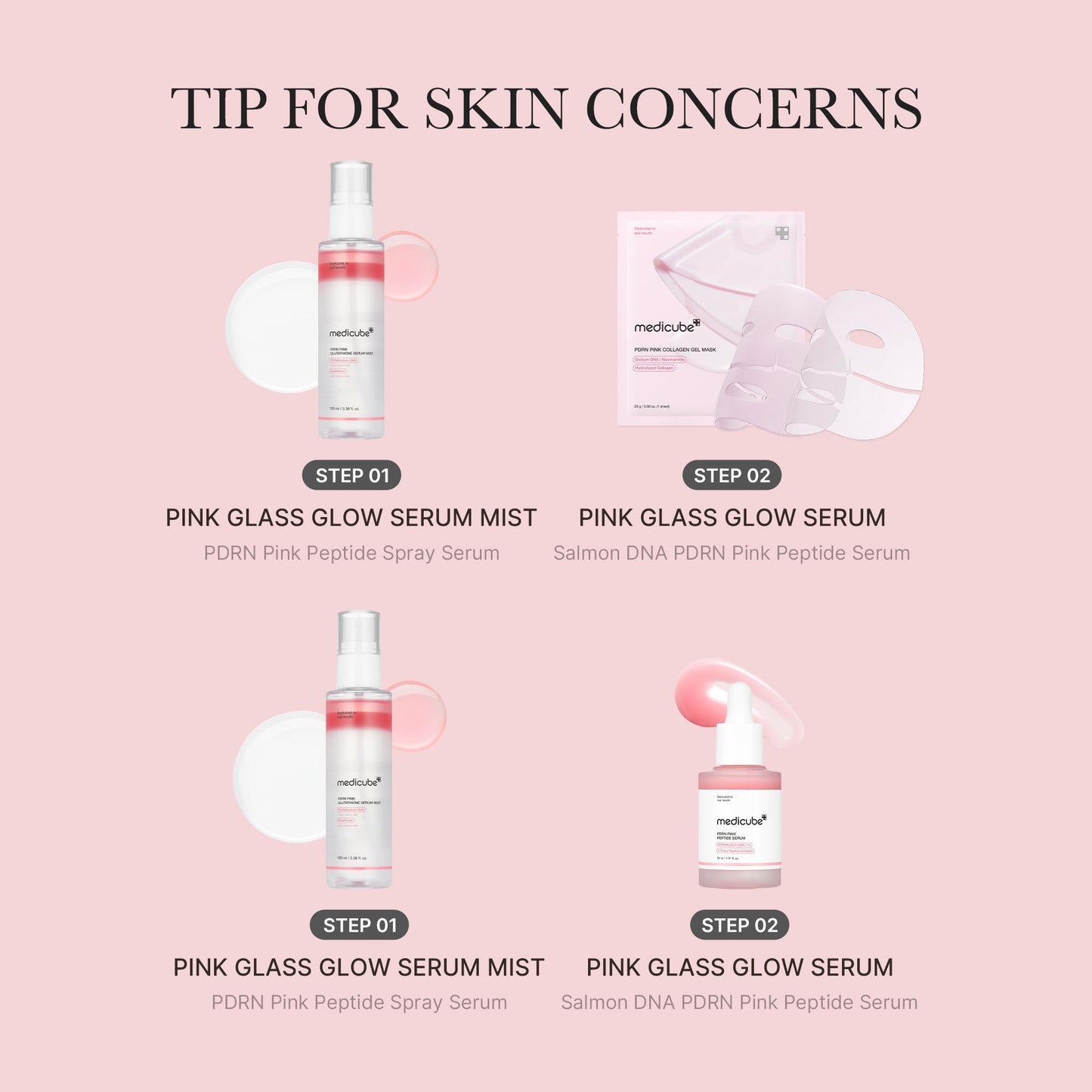 PDRN Pink Glutathione Serum Mist