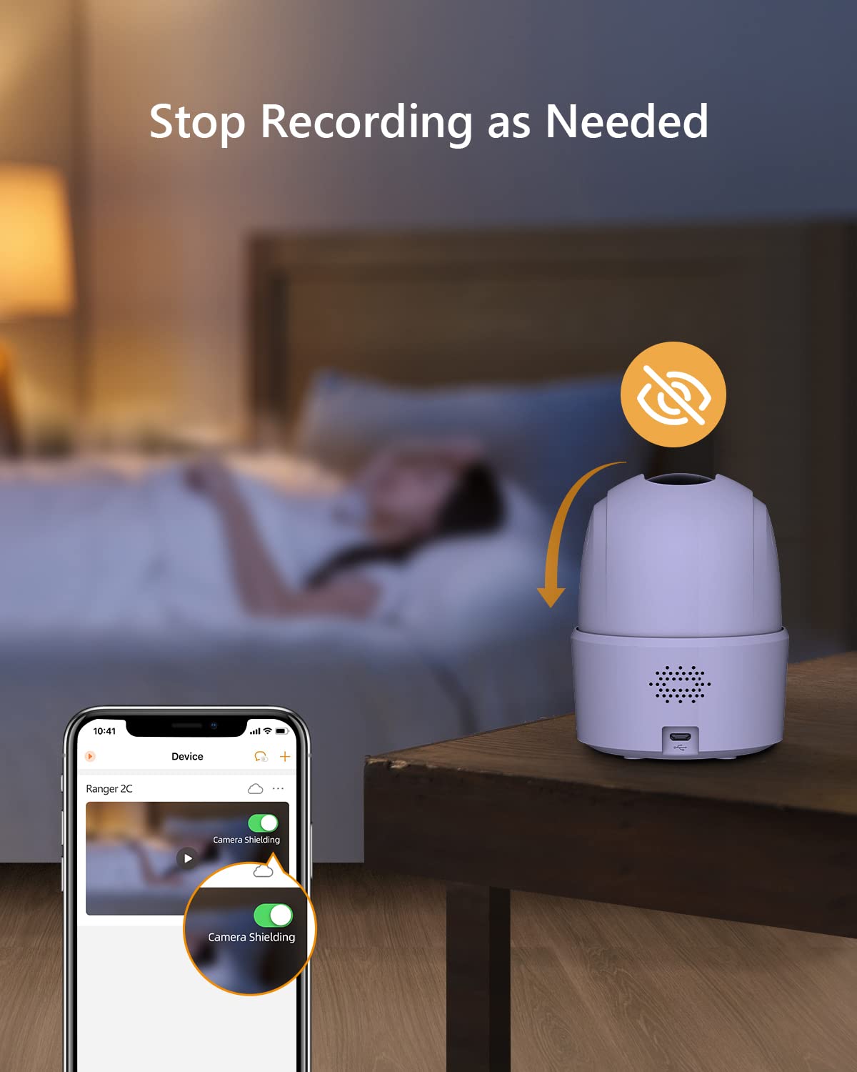 Imou Cámara de Seguridad WiFi para Interiores, 2MP/ 1080p, Panoramica 360 Grados App Movil, Visión Nocturna, Audio 2 vías, Detección Humana, Seguimiento de Movimiento, Grabación Local y en Nube