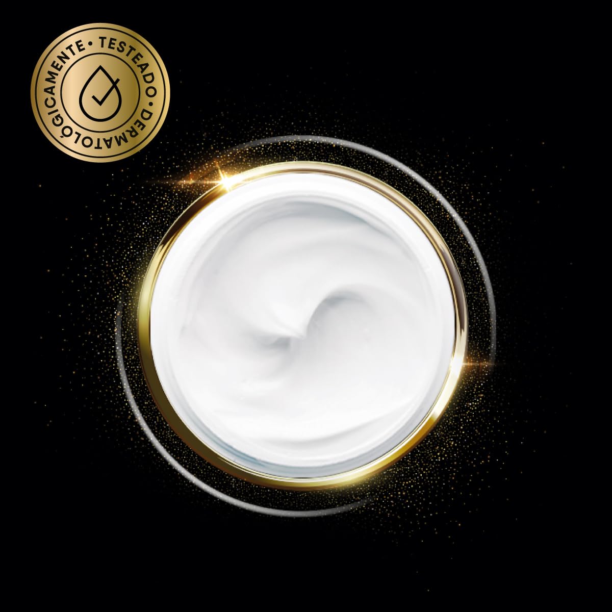 CICATRICURE - GOLD LIFT Crema de Día. Reduce arrugas gravitacionales, mejora la elasticidad y producción de colágeno, con calcio, silicio, FPS 30 y péptidos con oro, tarro con 50g