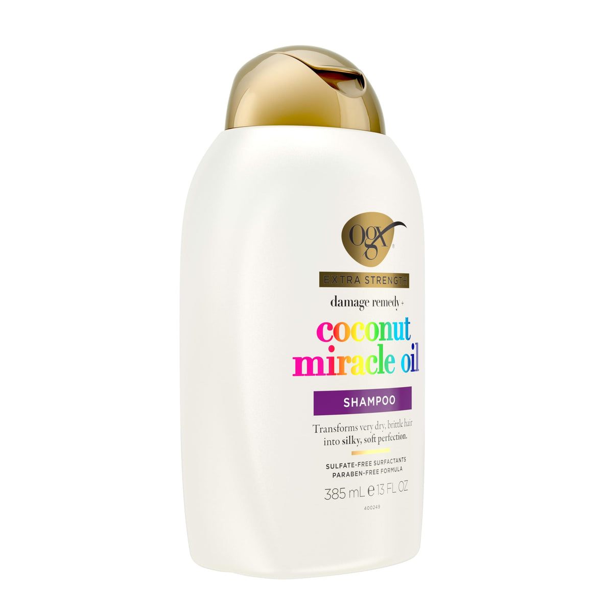 OGX, Shampoo Reparador de Aceite de Coco, 385 ml