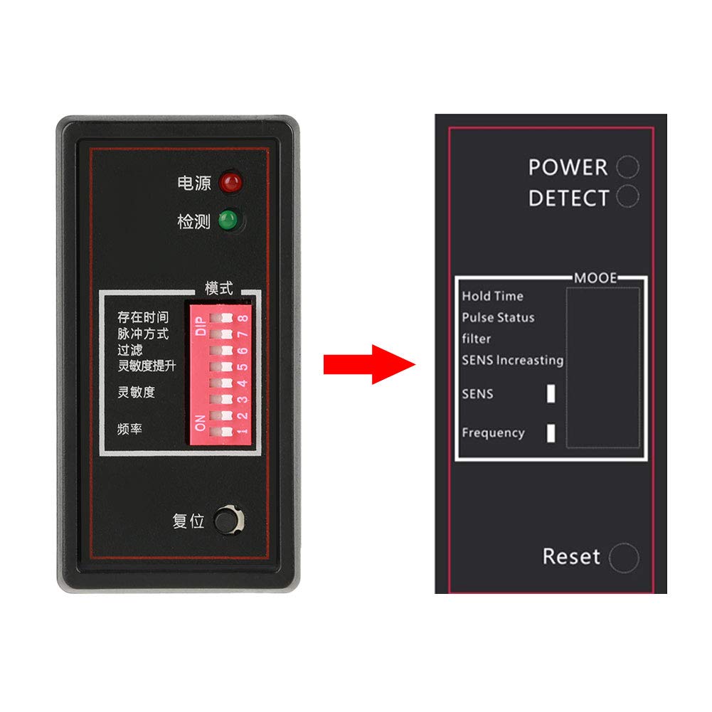 Detector de Sensor de Seguridad Oumefar PD132 para Acceso de Estacionamiento Vehicular Inductivo