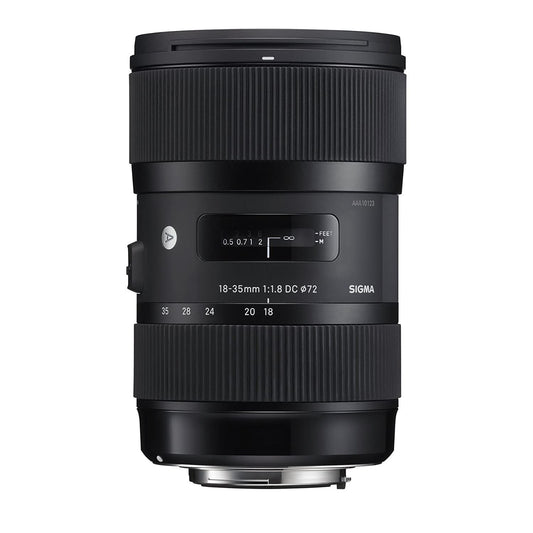 SIGMA - Lente Art DC HSM F1.8 de 18-35 mm para Canon