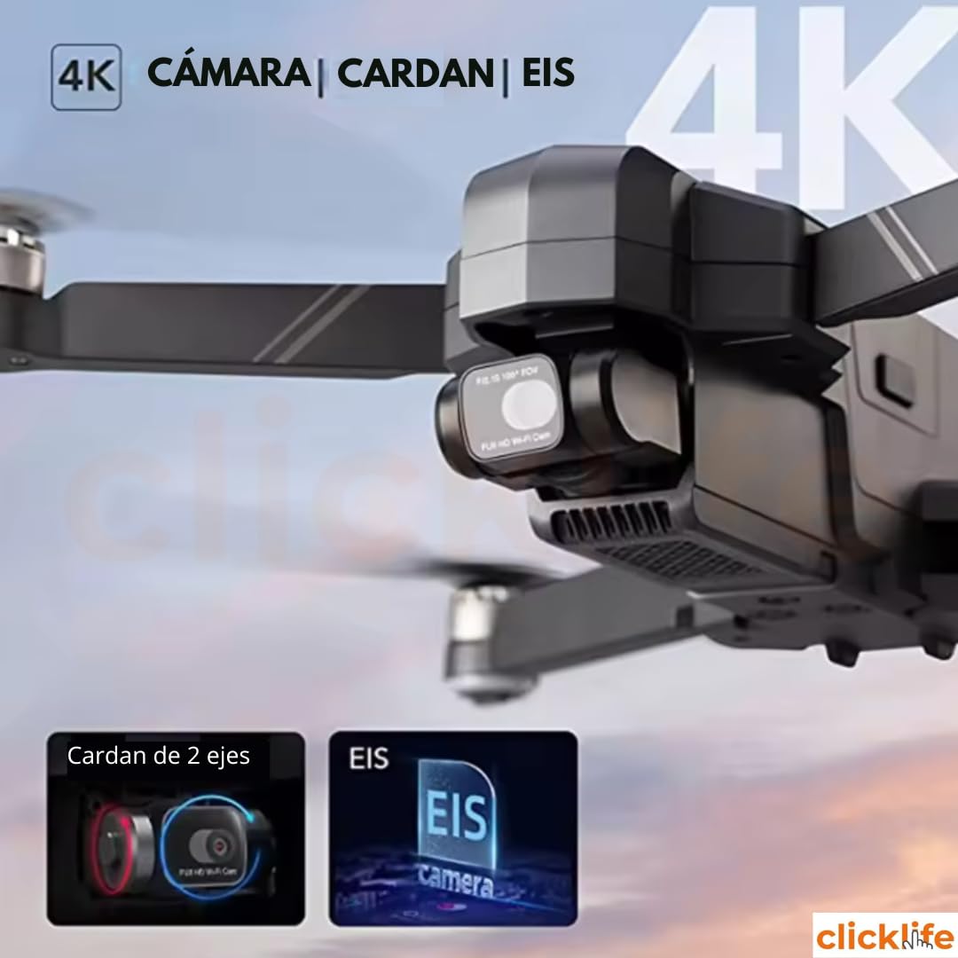 CLICKLIFE Dron F11 4k Pro 5g WiFi con Eis 1200m Rc Con Cámara