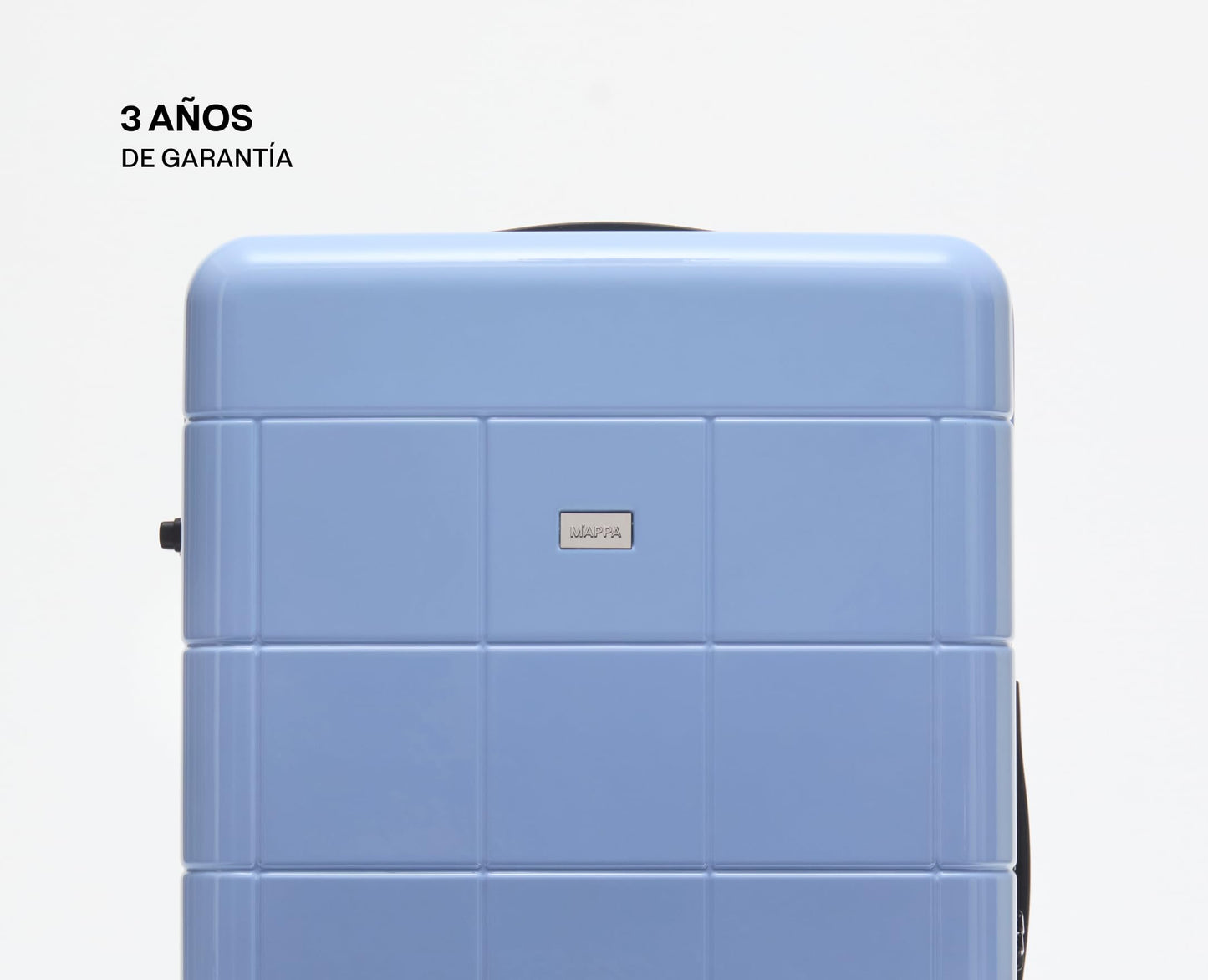 Mappa Lite - Maleta de Viaje Rígida y Ligera con 3 Años de Garantía, Hecha de Makrolon y ABS, 4 Ruedas Giratorias 360 con Tecnología Japonesa Hinomoto, Candado TSA, Correas Ajustables